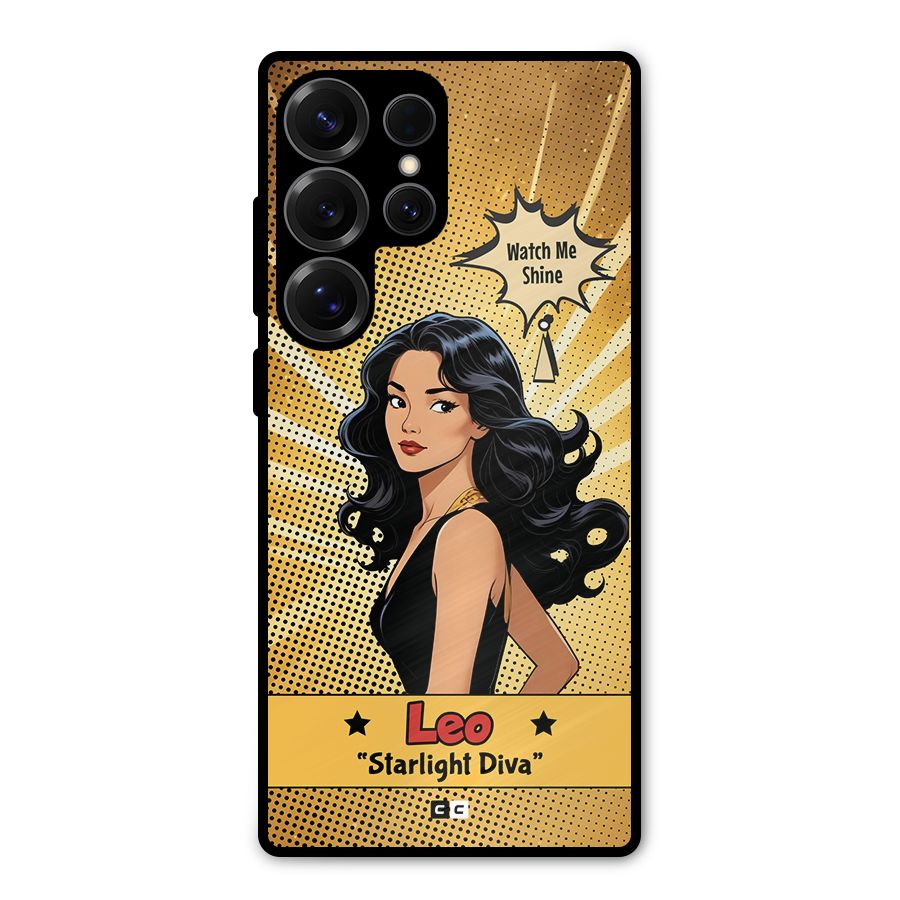 Diva Leo Metal Back Case for Galaxy S25 Ultra