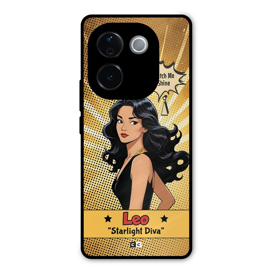 Diva Leo Metal Back Case for Vivo T3 Pro