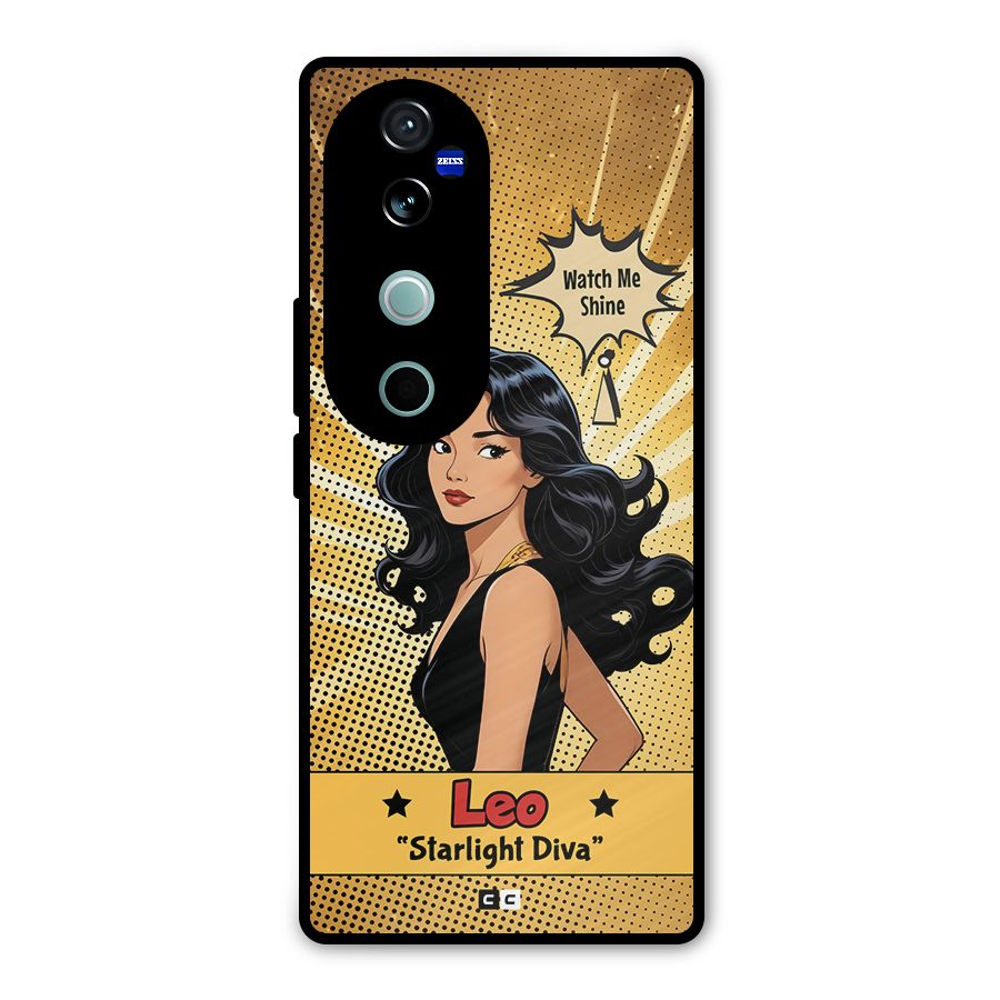 Diva Leo Metal Back Case for Vivo V40