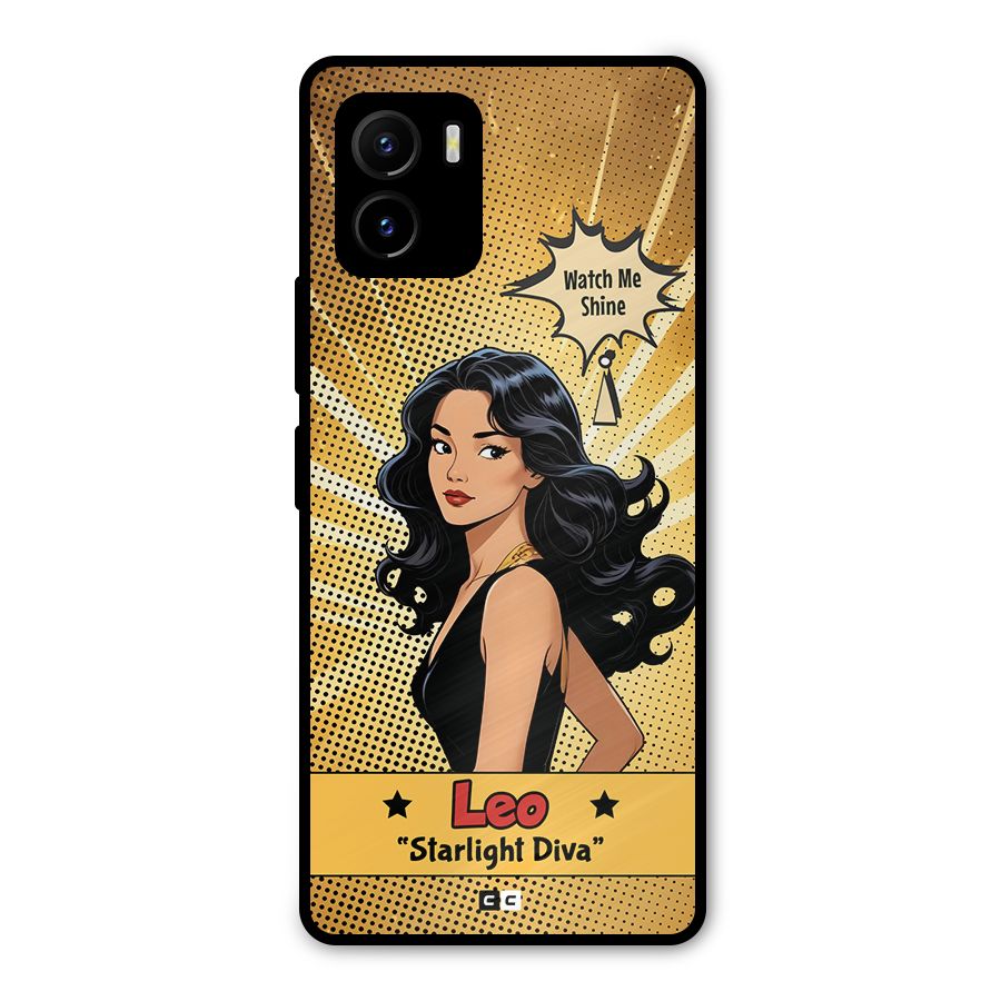 Diva Leo Metal Back Case for Vivo Y15s