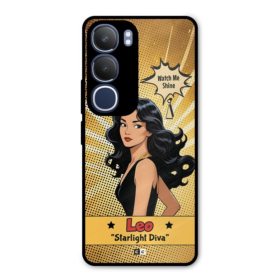 Diva Leo Metal Back Case for Vivo Y29