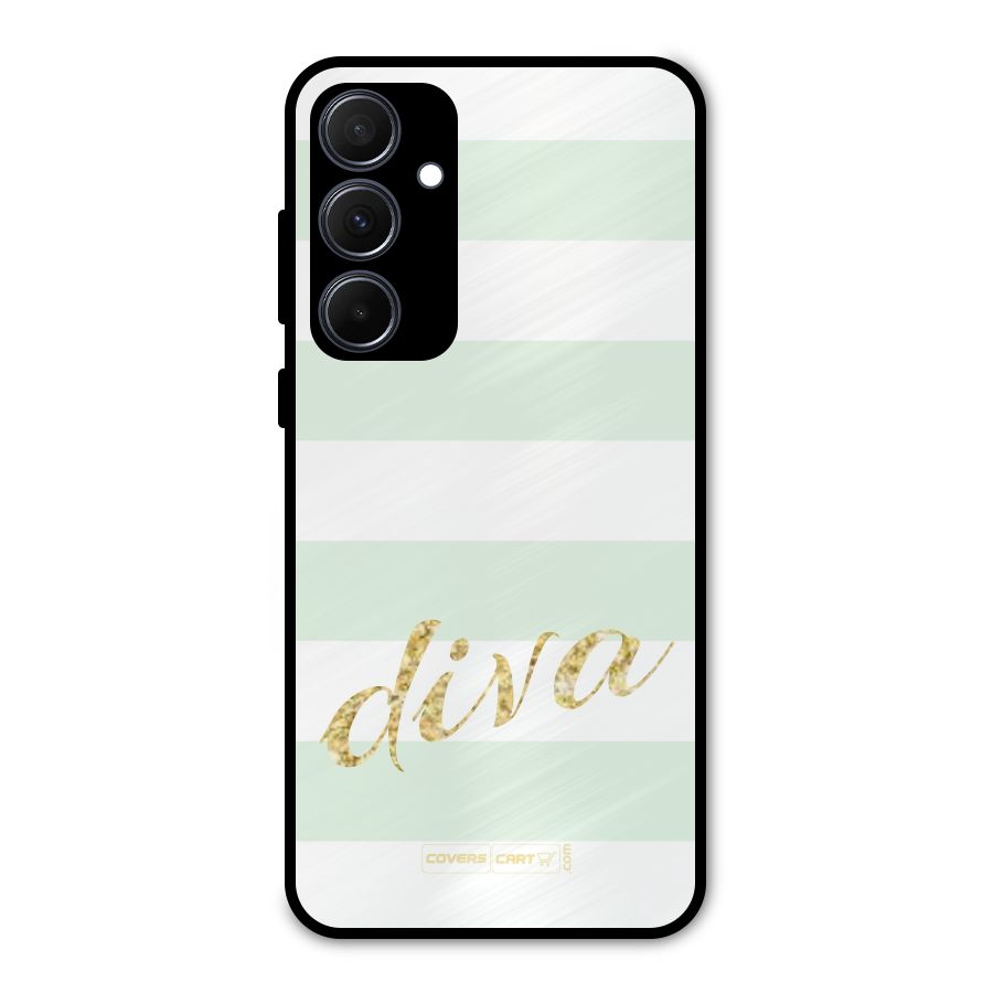 Diva Metal Back Case for Galaxy A35