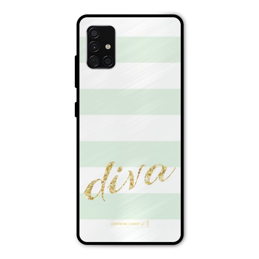 Diva Metal Back Case for Galaxy A51
