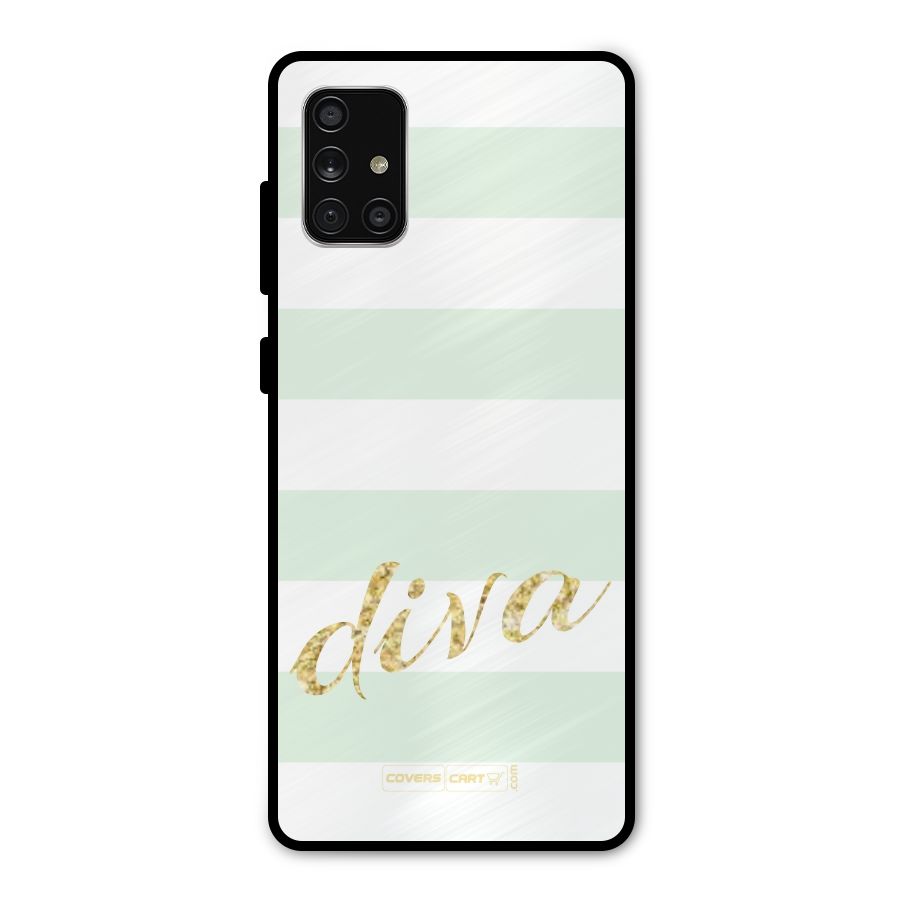Diva Metal Back Case for Galaxy A71