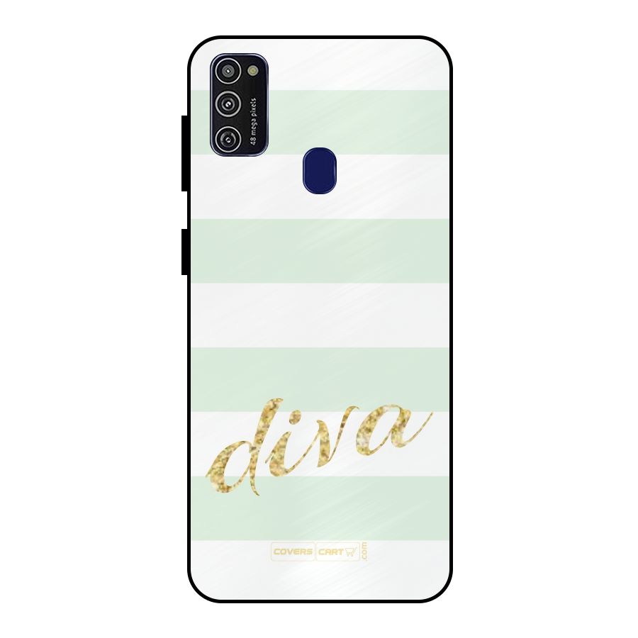Diva Metal Back Case for Galaxy M21