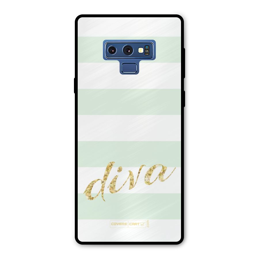 Diva Metal Back Case for Galaxy Note 9