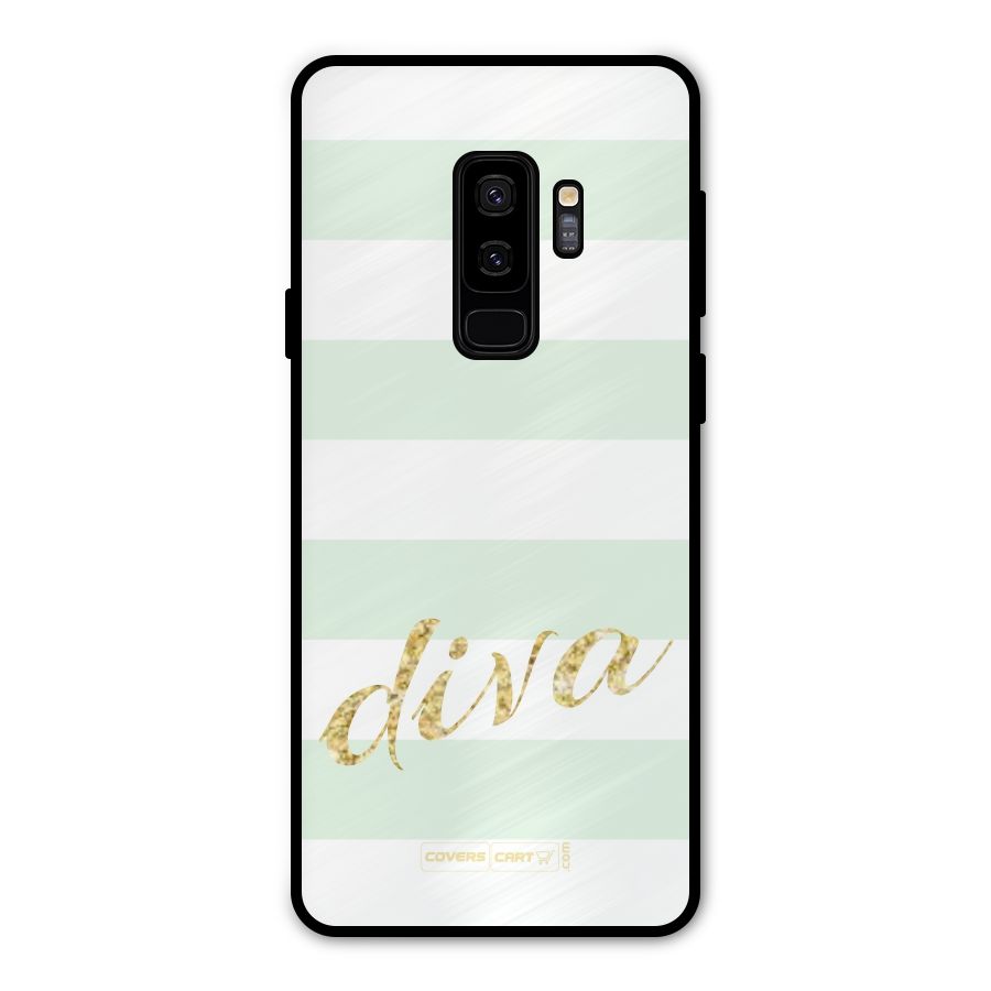 Diva Metal Back Case for Galaxy S9 Plus