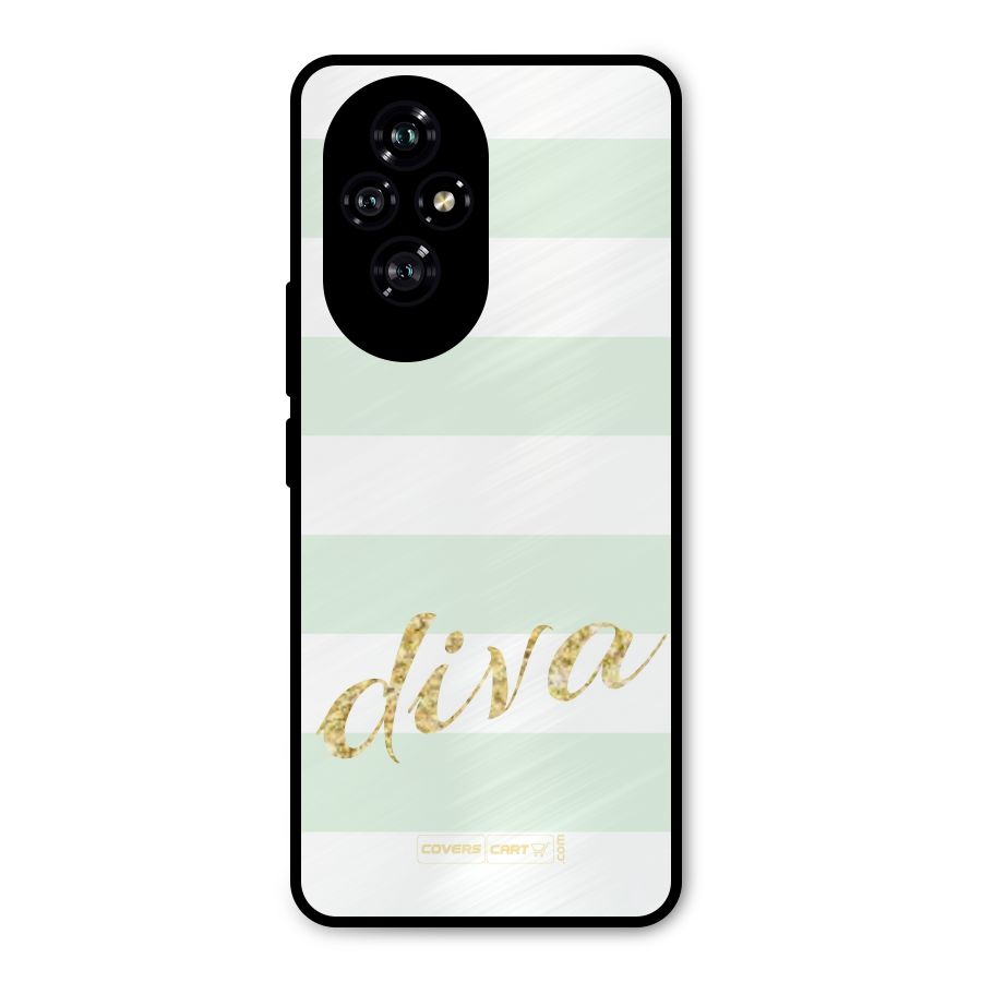 Diva Metal Back Case for Honor 200