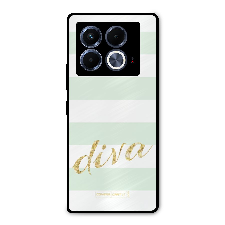Diva Metal Back Case for Infinix Note 40 5G