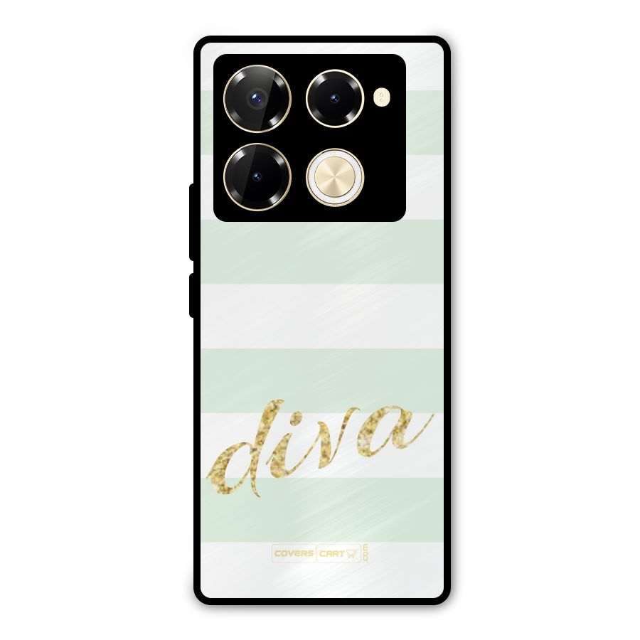Diva Metal Back Case for Infinix Note 40 Pro Plus