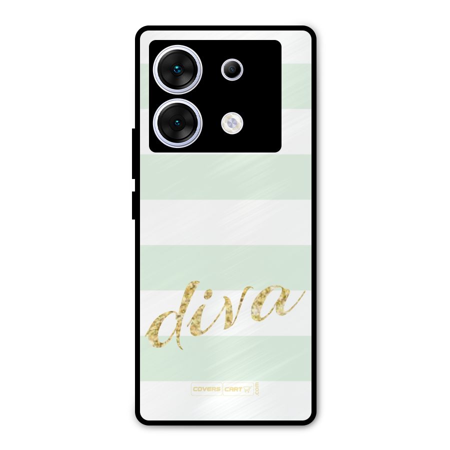 Diva Metal Back Case for Infinix Zero 30 5G
