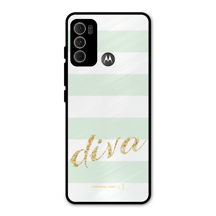 Diva Metal Back Case for Moto G60
