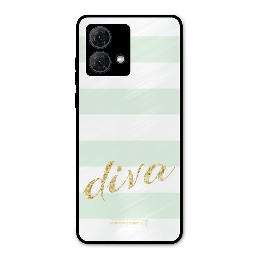 Diva Metal Back Case for Moto G84