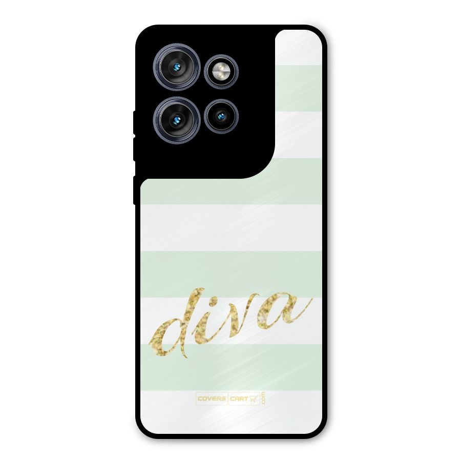 Diva Metal Back Case for Motorola Edge 50 Neo
