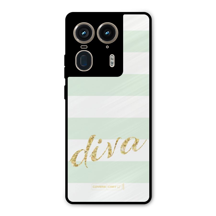Diva Metal Back Case for Motorola Edge 50 Ultra
