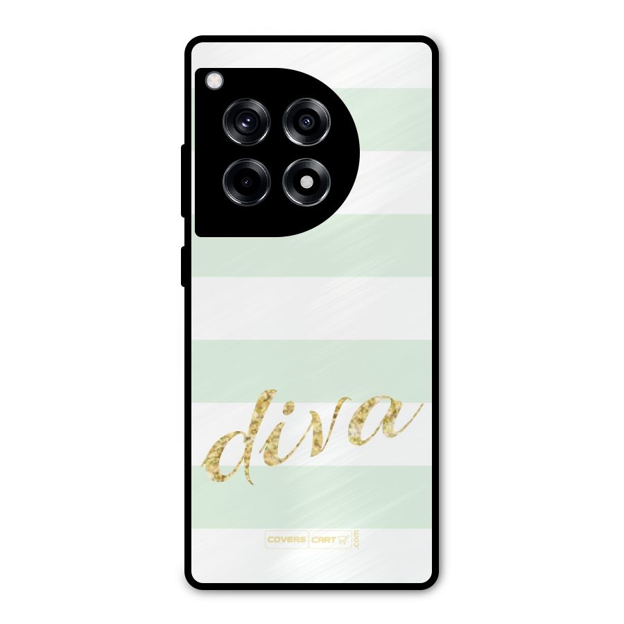 Diva Metal Back Case for OnePlus 12R