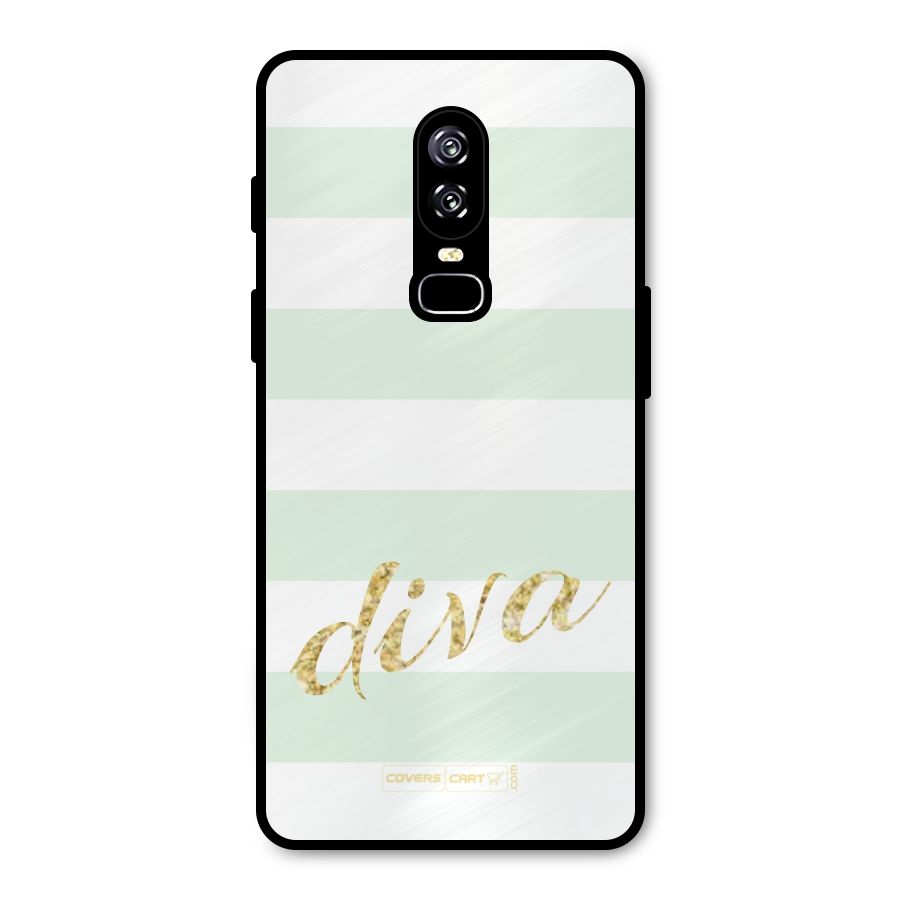 Diva Metal Back Case for OnePlus 6