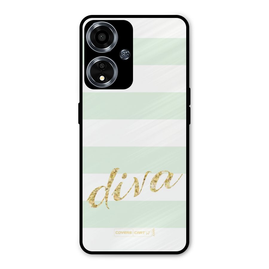 Diva Metal Back Case for Oppo A59