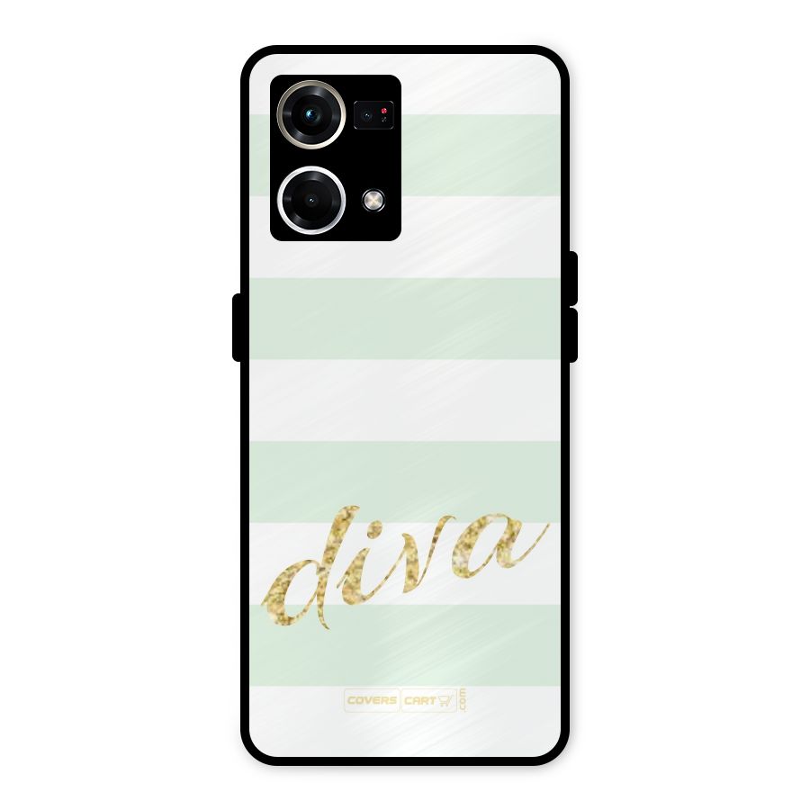 Diva Metal Back Case for Oppo F21 Pro 4G