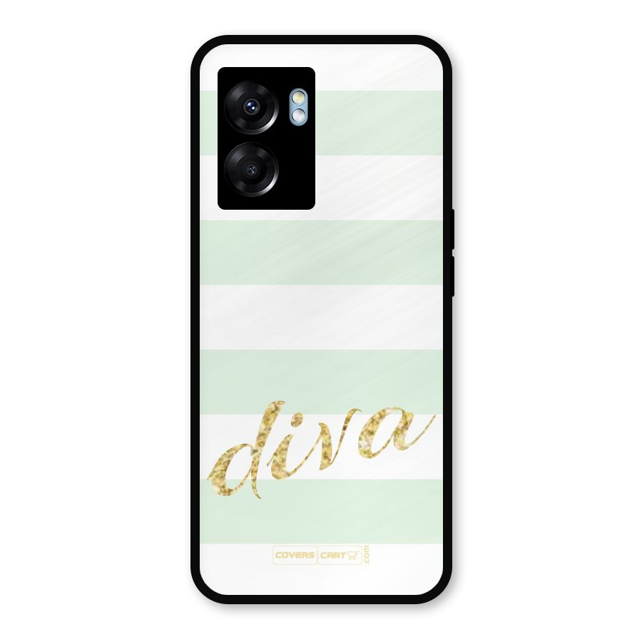 Diva Metal Back Case for Oppo K10 (5G)