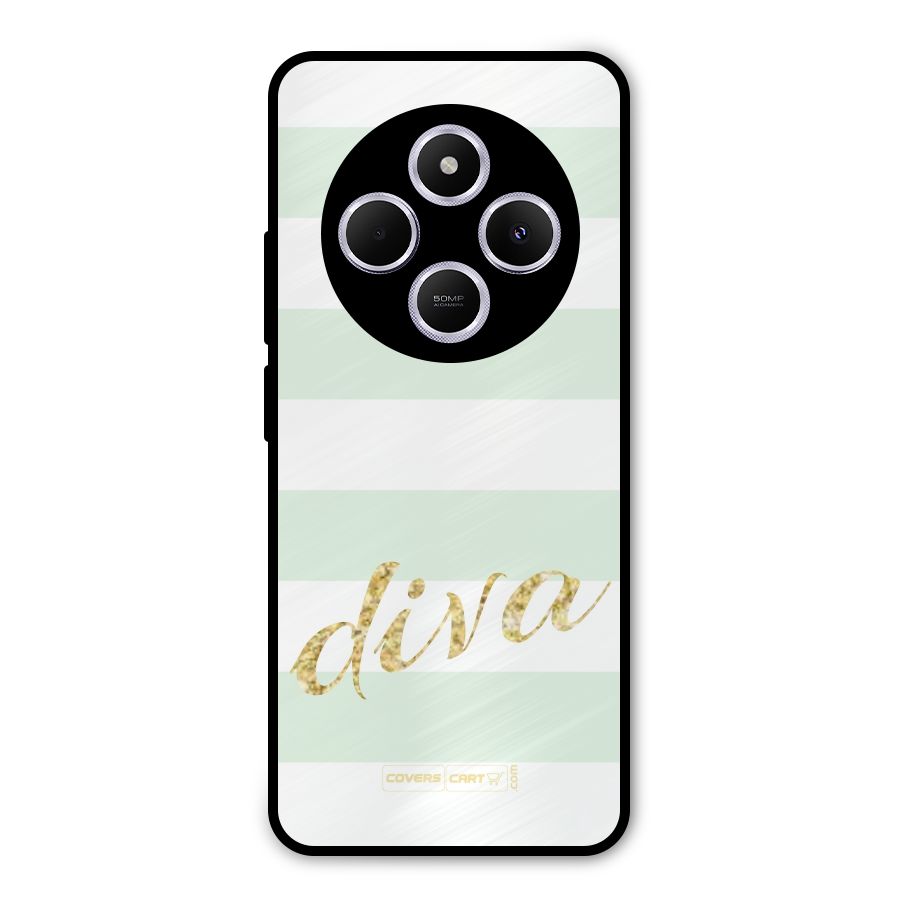 Diva Metal Back Case for Poco C75 5G