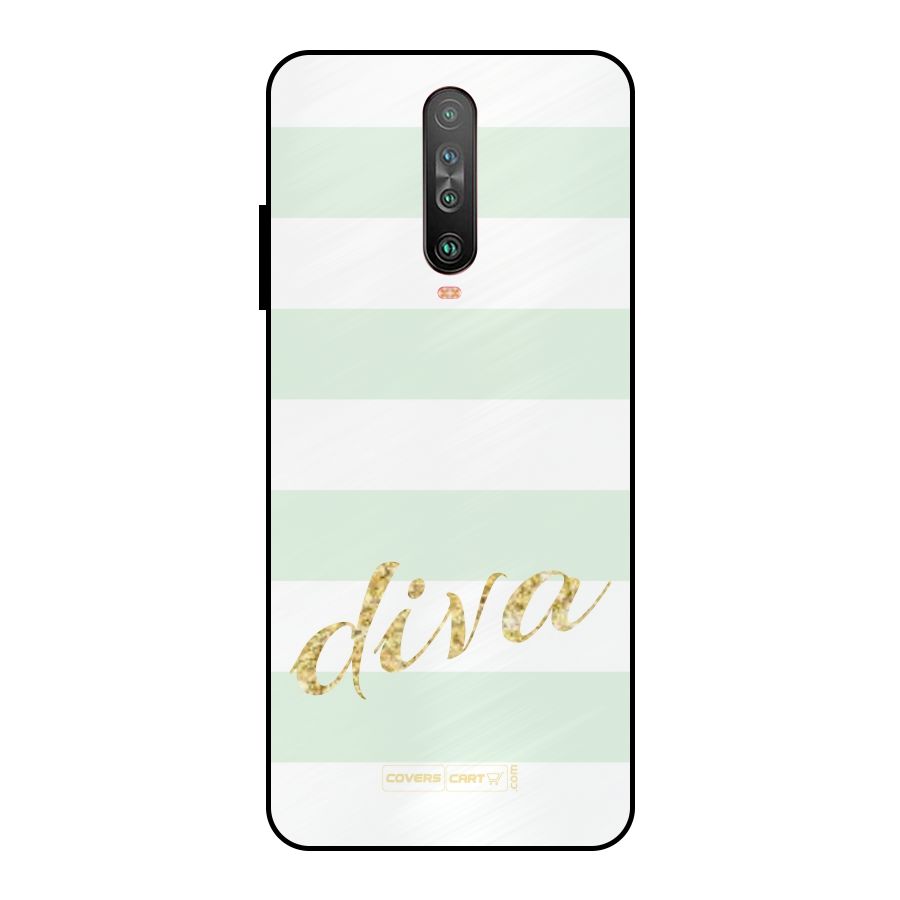 Diva Metal Back Case for Poco X2
