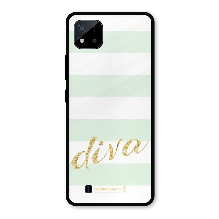 Diva Metal Back Case for Realme C11 2021