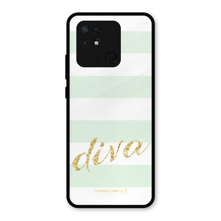 Diva Metal Back Case for Redmi 10 Power