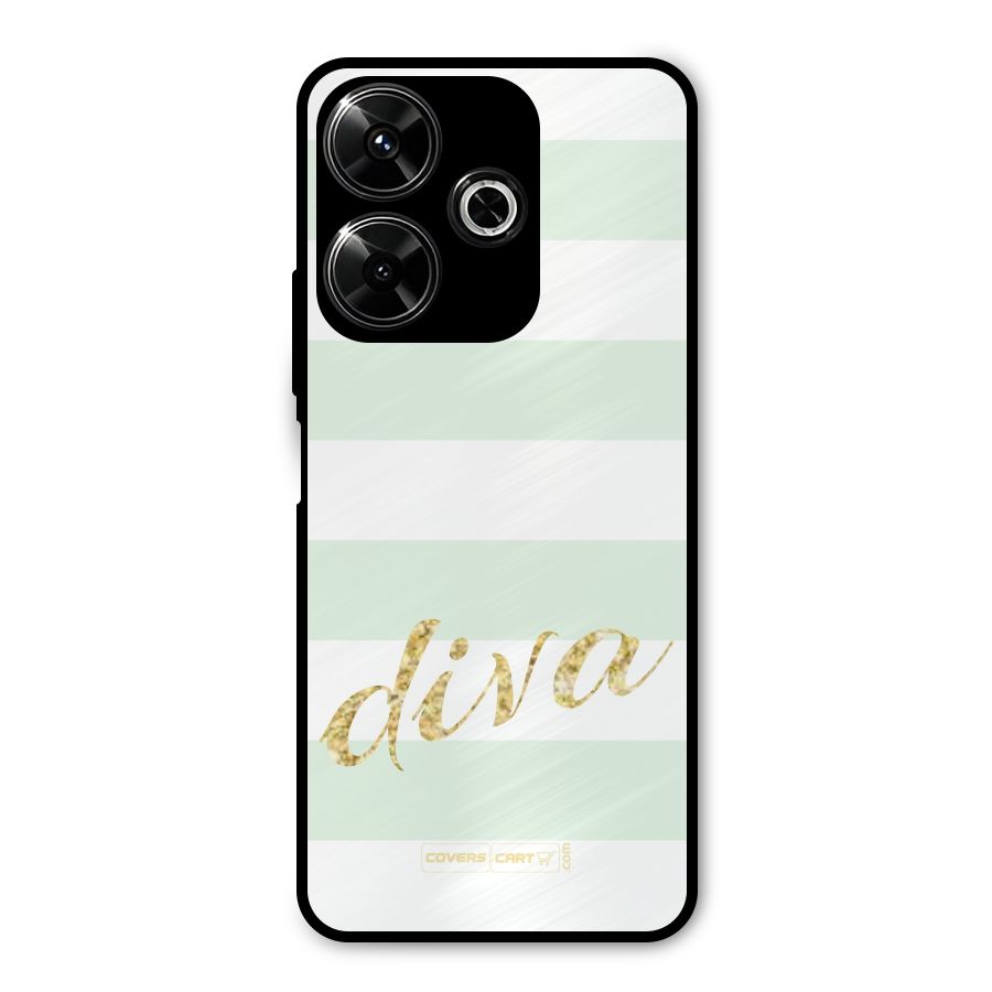Diva Metal Back Case for Redmi 13 5G