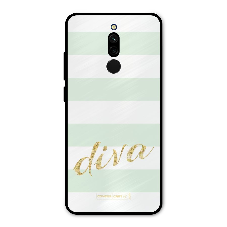 Diva Metal Back Case for Redmi 8
