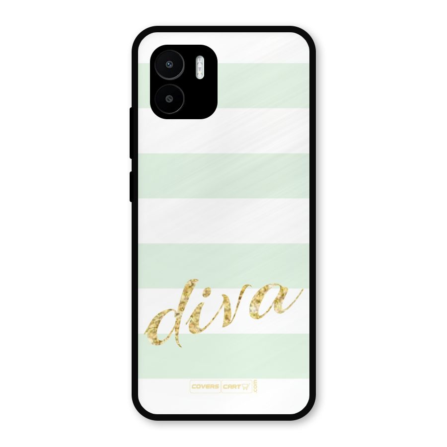 Diva Metal Back Case for Redmi A1