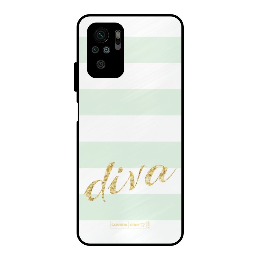 Diva Metal Back Case for Redmi Note 10S
