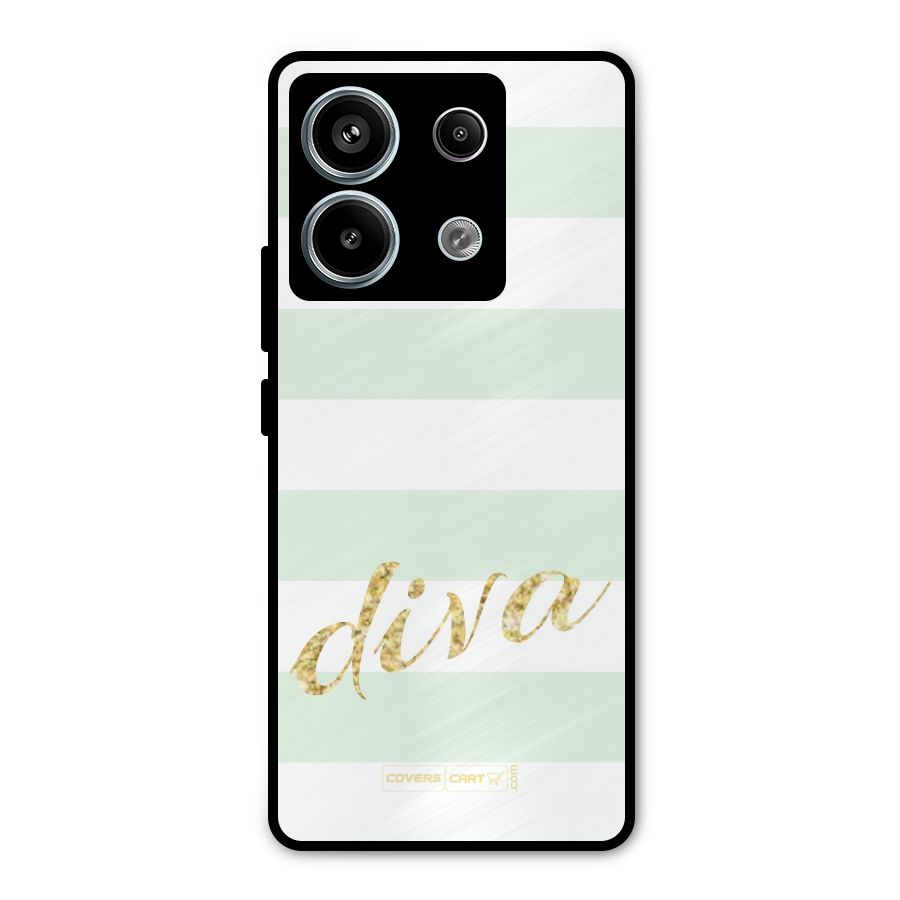 Diva Metal Back Case for Redmi Note 13 Pro 5G