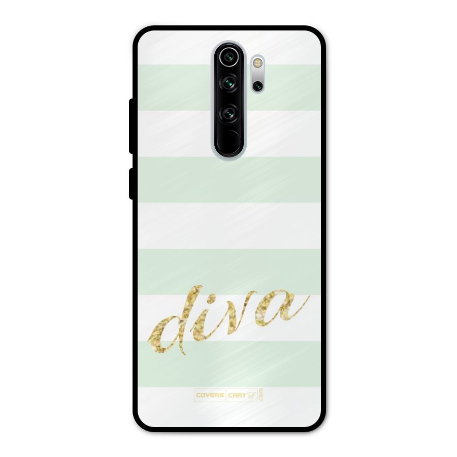 Diva Metal Back Case for Redmi Note 8 Pro