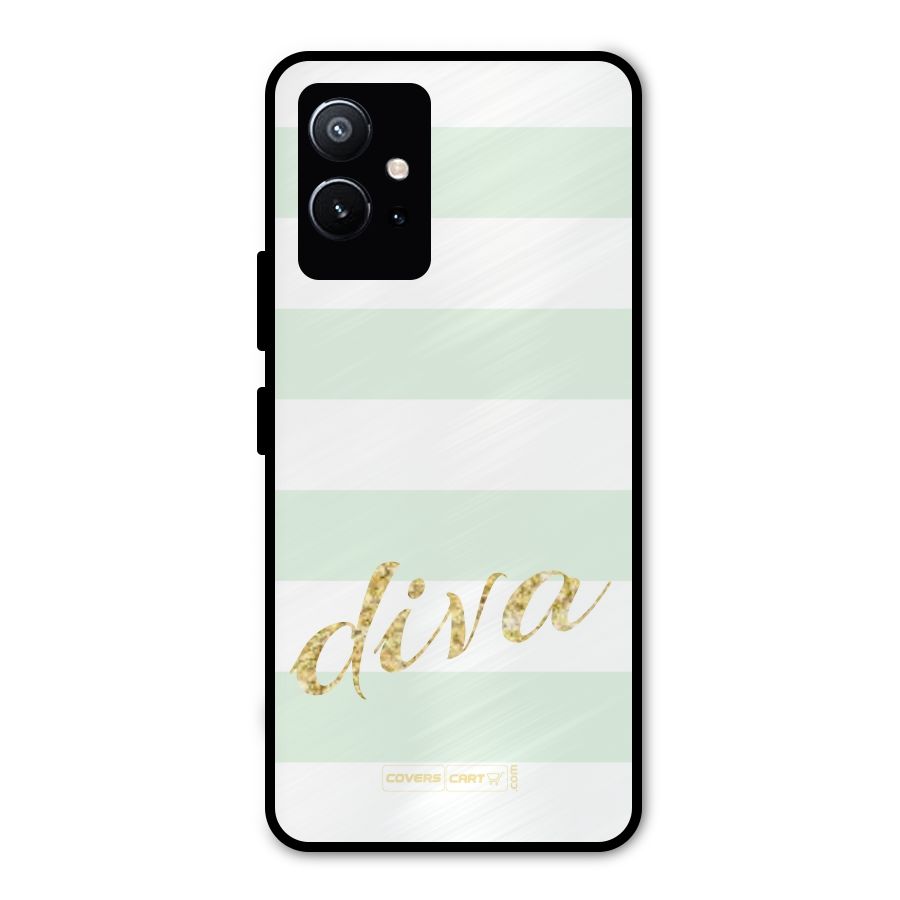 Diva Metal Back Case for Vivo T1 5G