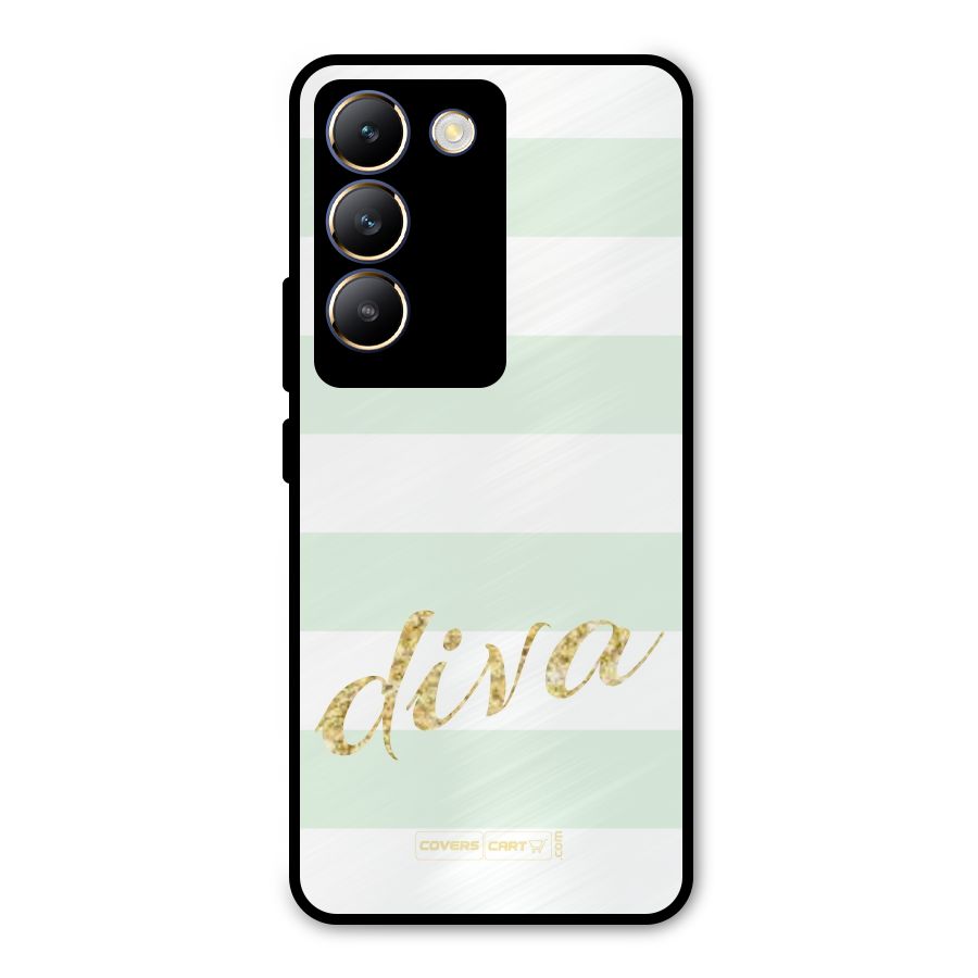 Diva Metal Back Case for Vivo T3 5G