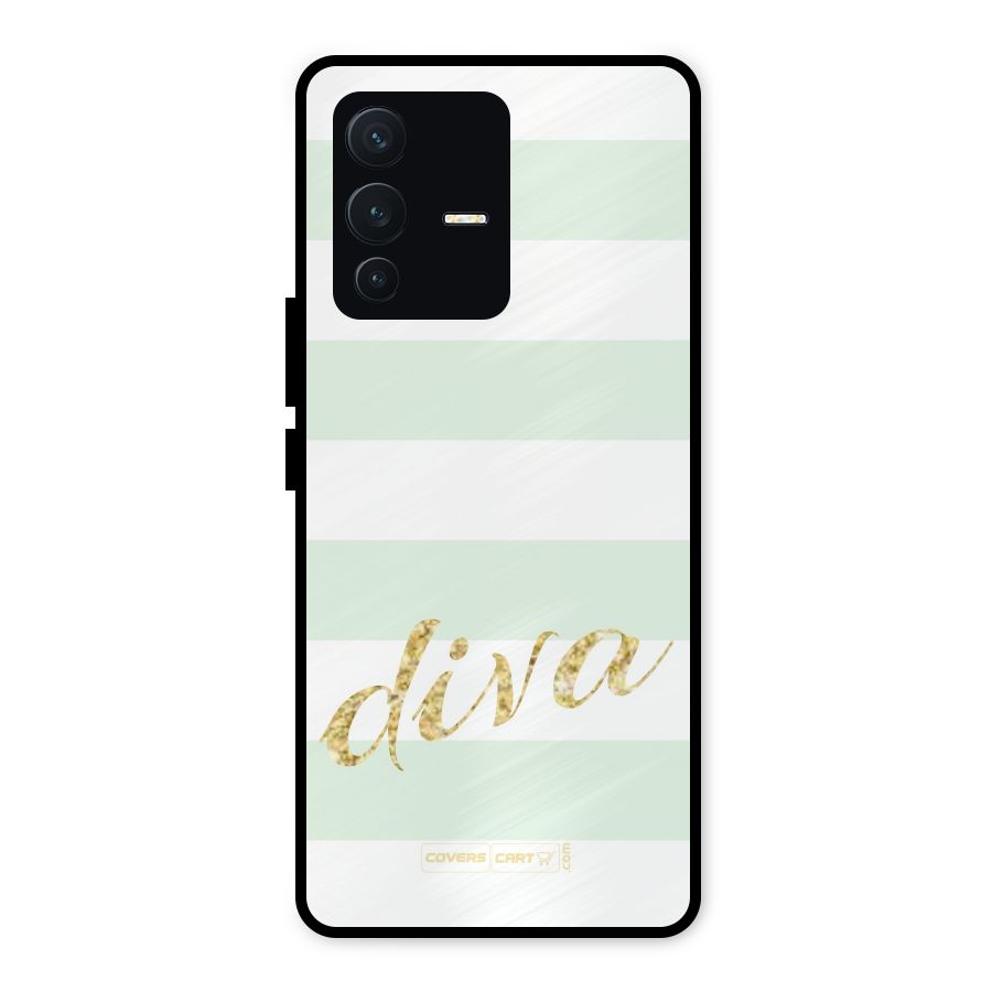 Diva Metal Back Case for Vivo V23 5G