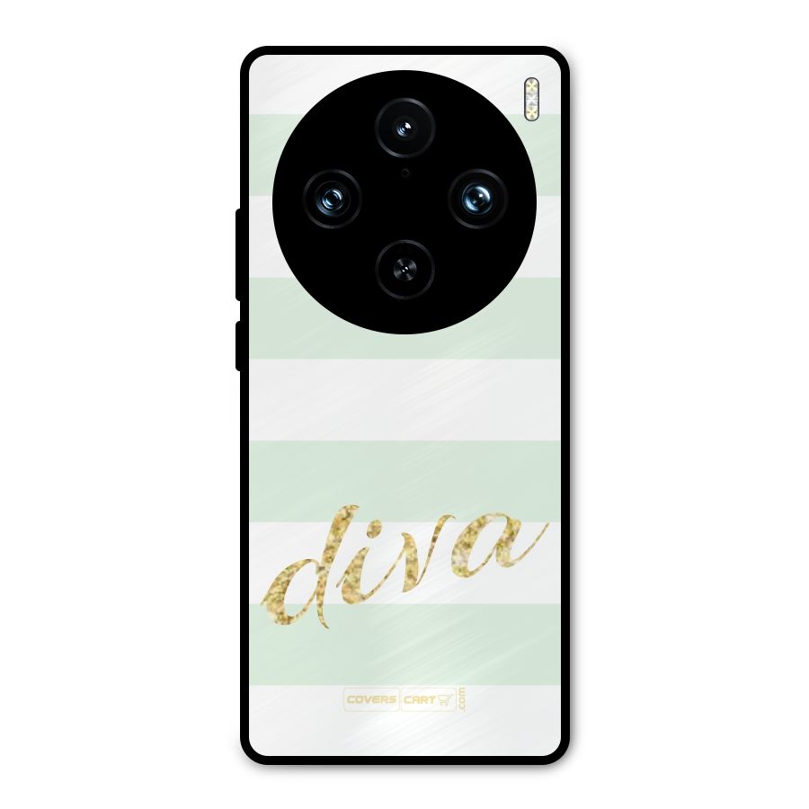 Diva Metal Back Case for Vivo X100 Pro
