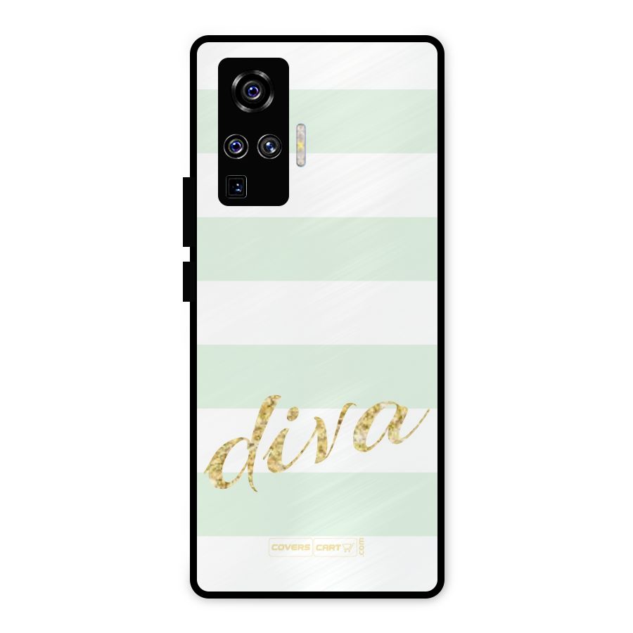 Diva Metal Back Case for Vivo X50 Pro