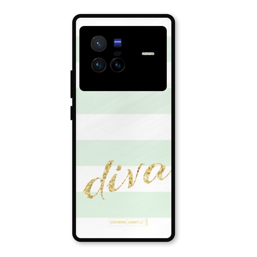 Diva Metal Back Case for Vivo X80