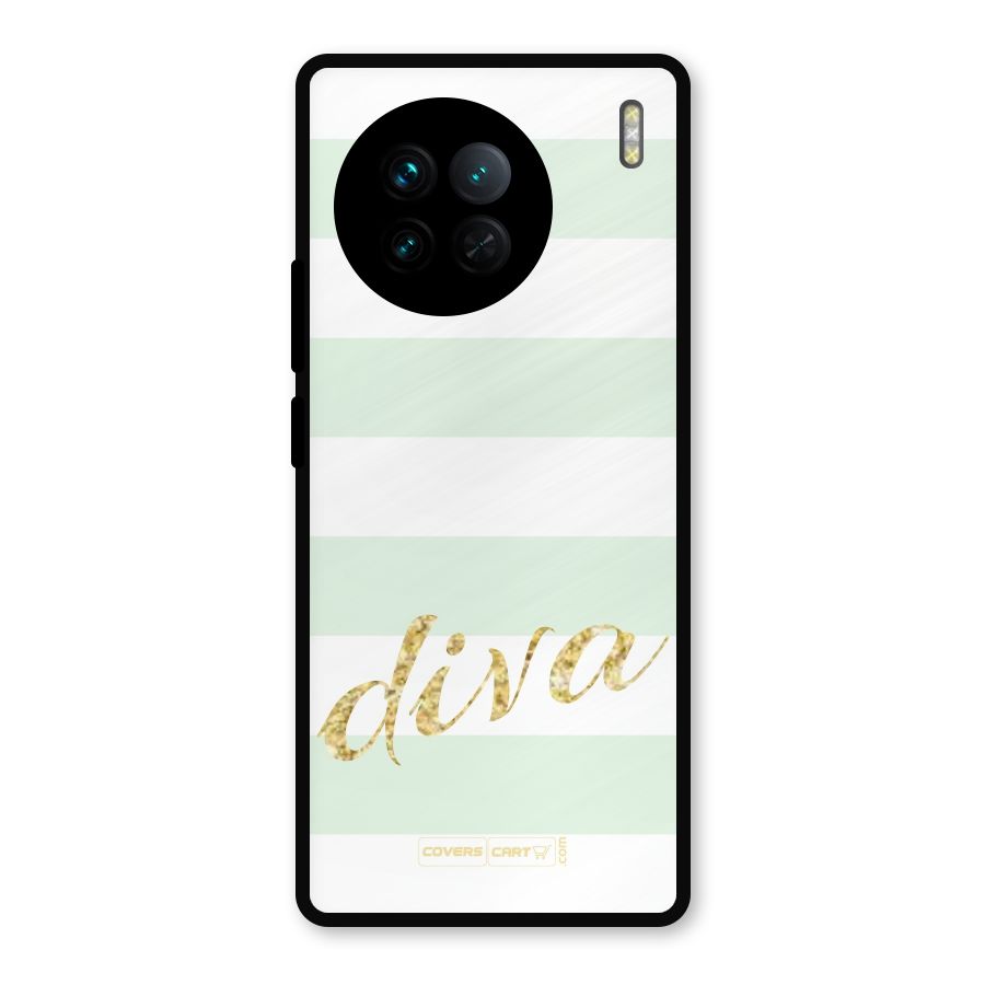 Diva Metal Back Case for Vivo X90
