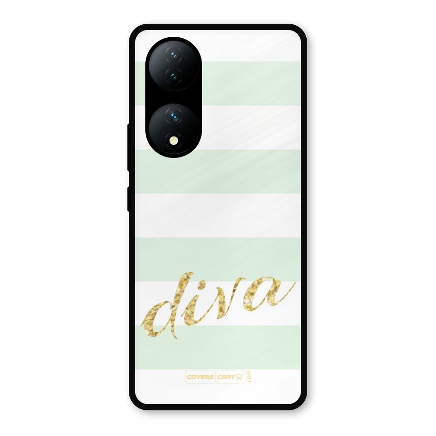 Diva Metal Back Case for Vivo Y100