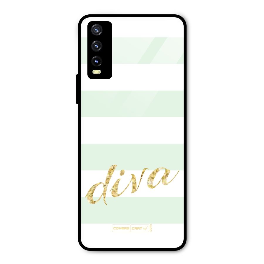 Diva Metal Back Case for Vivo Y20