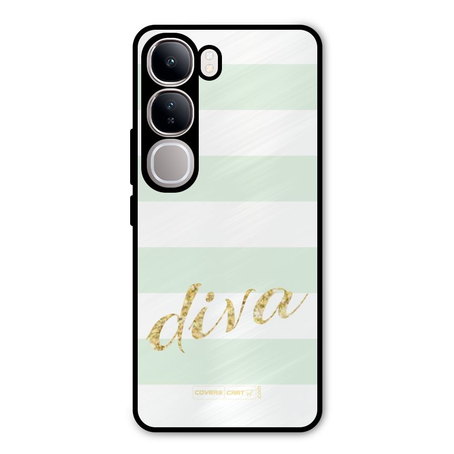 Diva Metal Back Case for Vivo Y300