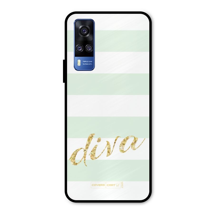 Diva Metal Back Case for Vivo Y31
