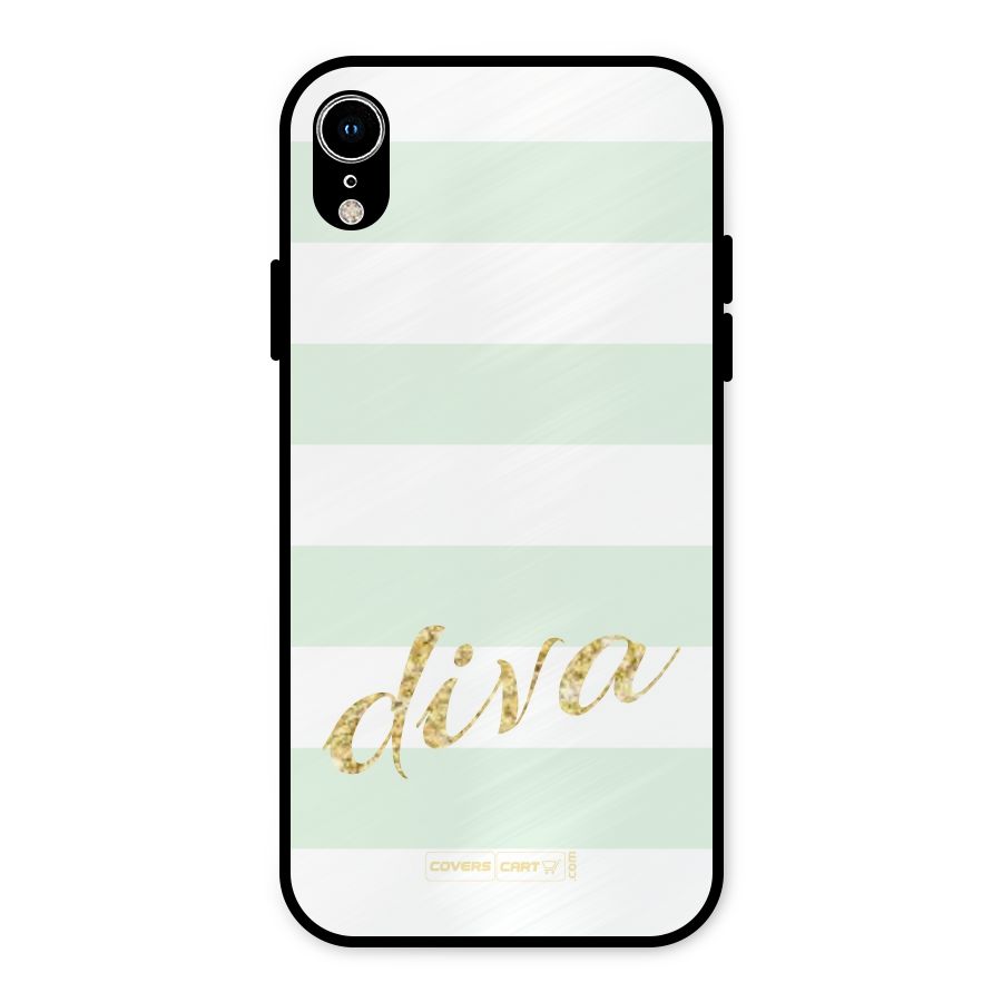 Diva Metal Back Case for iPhone XR