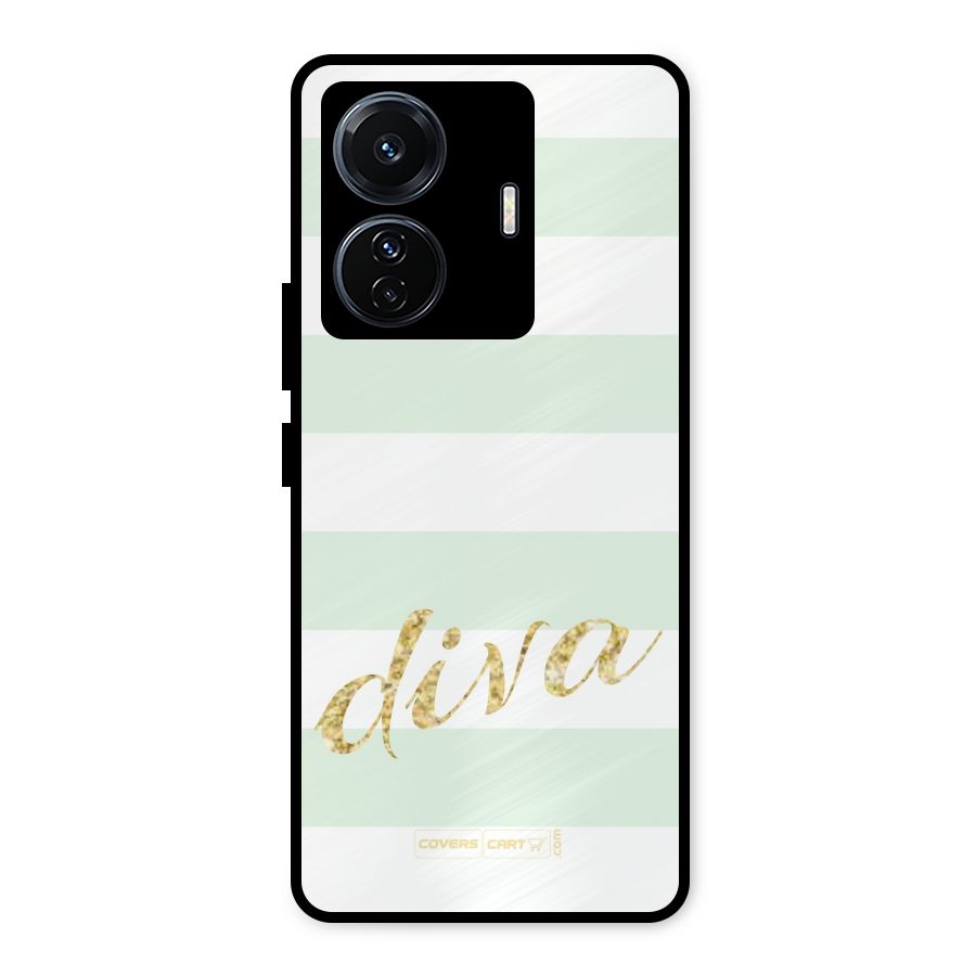 Diva Metal Back Case for iQOO Z6