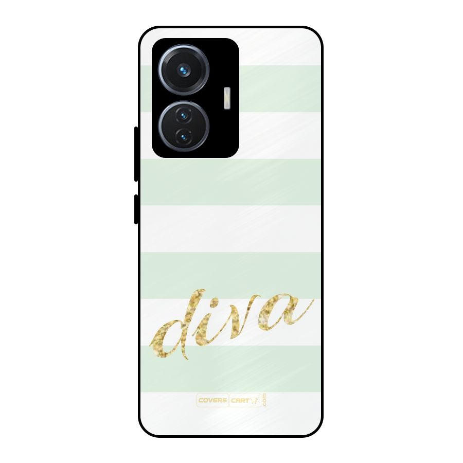 Diva Metal Back Case for iQOO Z6 44W