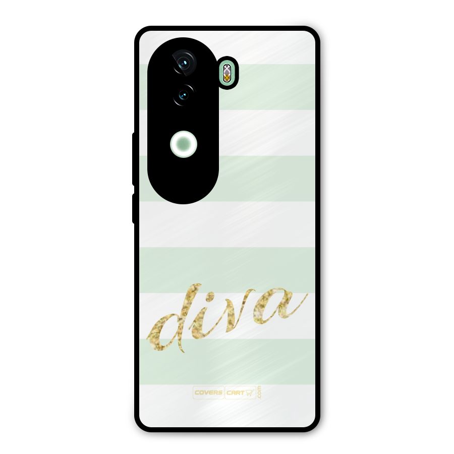 Diva Metal Back Case for iQOO Z9s