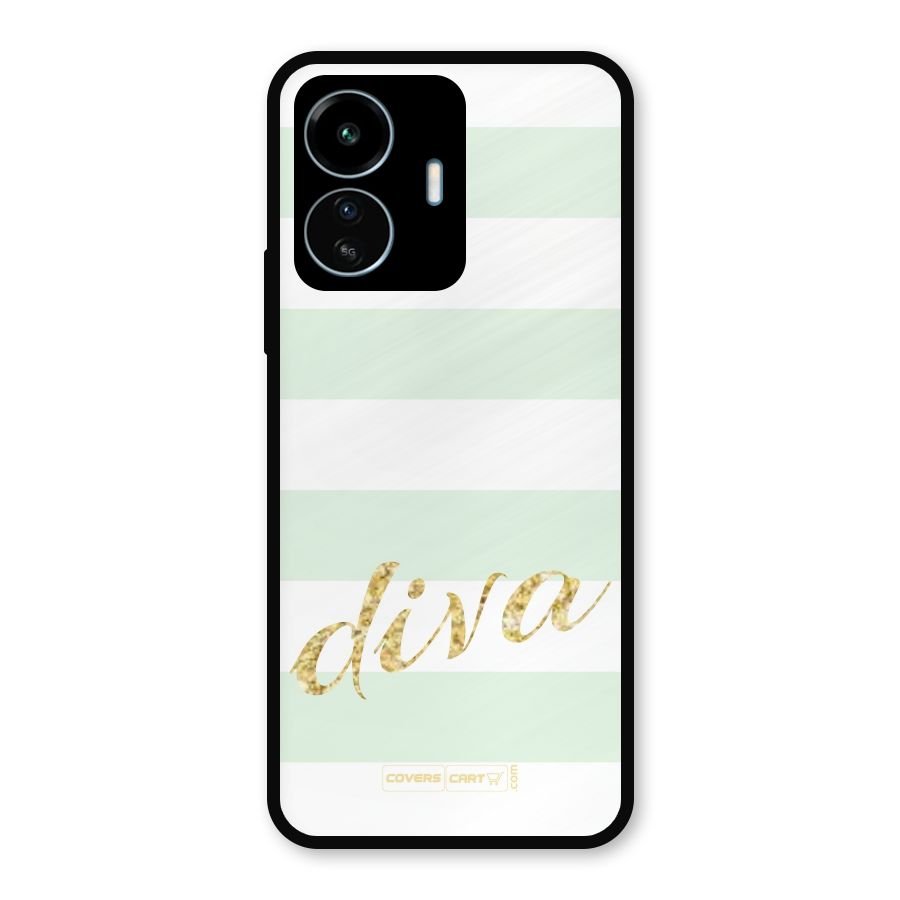 Diva Metal Back Case for vivo iQOO Z6 Lite 5G